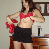 Brunette die heel veel zin heeft
